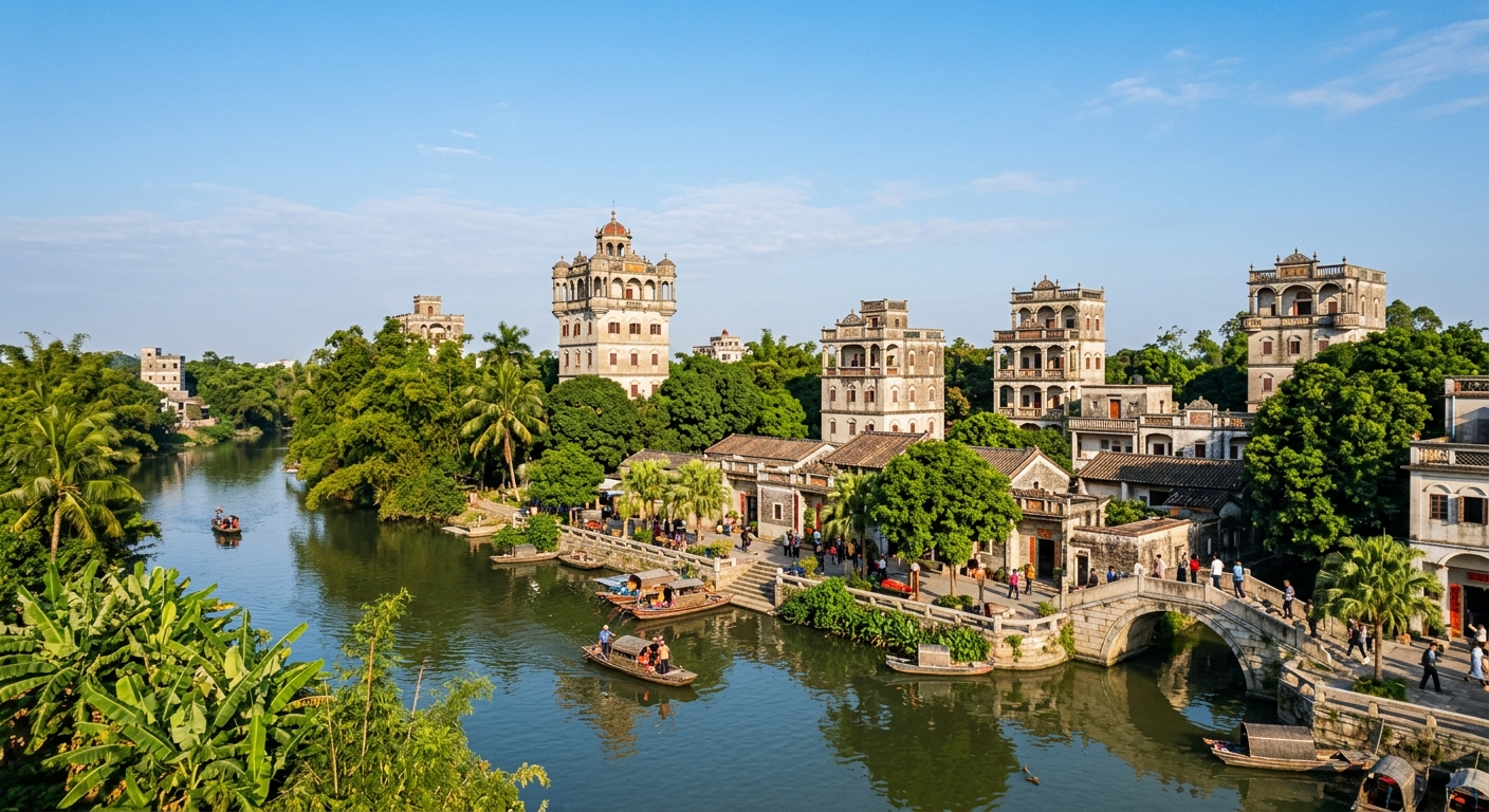 顺德(约40min) 🚃 开平