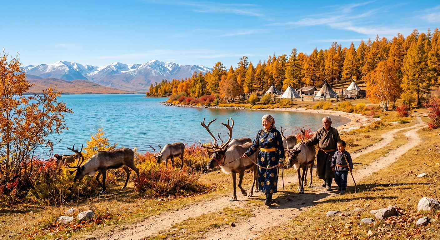Tsaatan reindeer